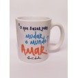 Caneca Cerâmica Coração Vermelha ID G