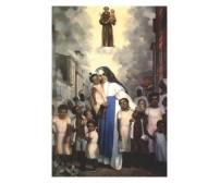 Postal Santa Dulce com imagem do quadro La Fita